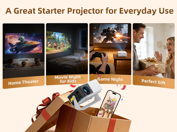 Yoton Y3 Mini Projector - A Great Starter Projector for Everyday Use &amp; ideal gift