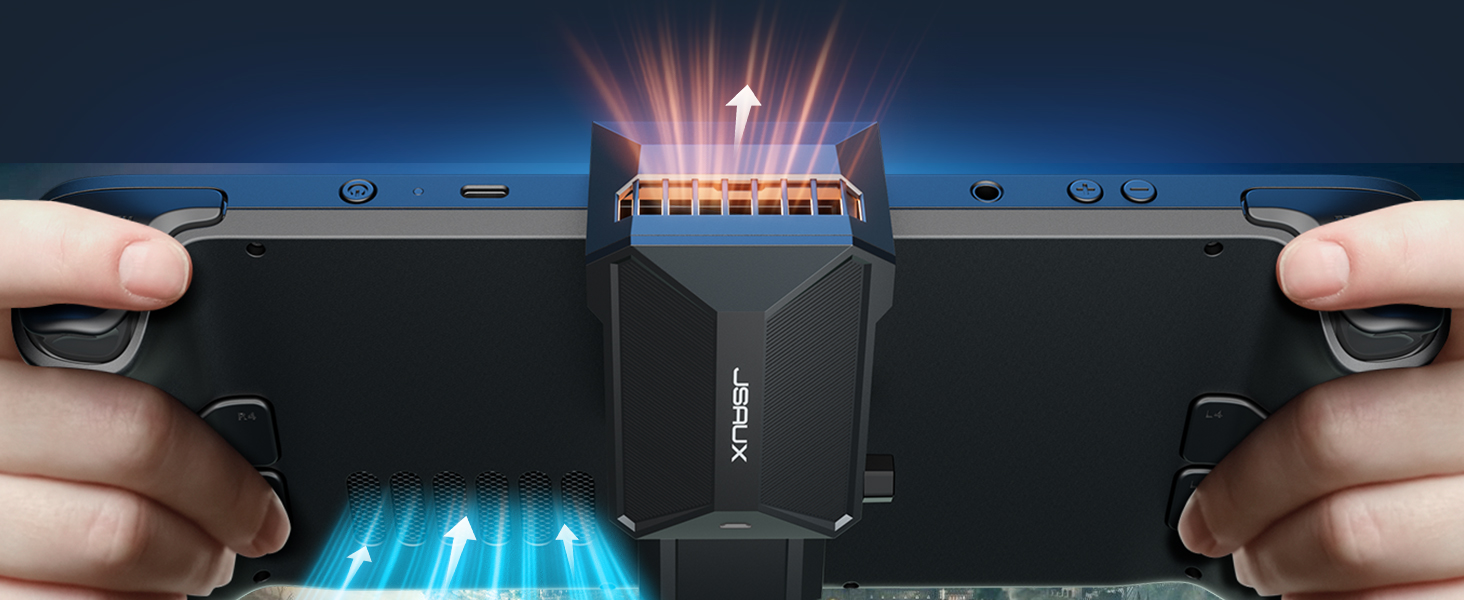 JSAUX Cooling Fan for Steam Deck, Steam Deck Cooler