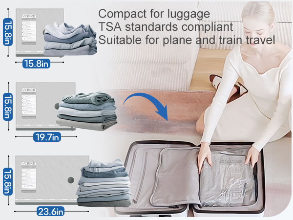 carry-on size vacuum bags