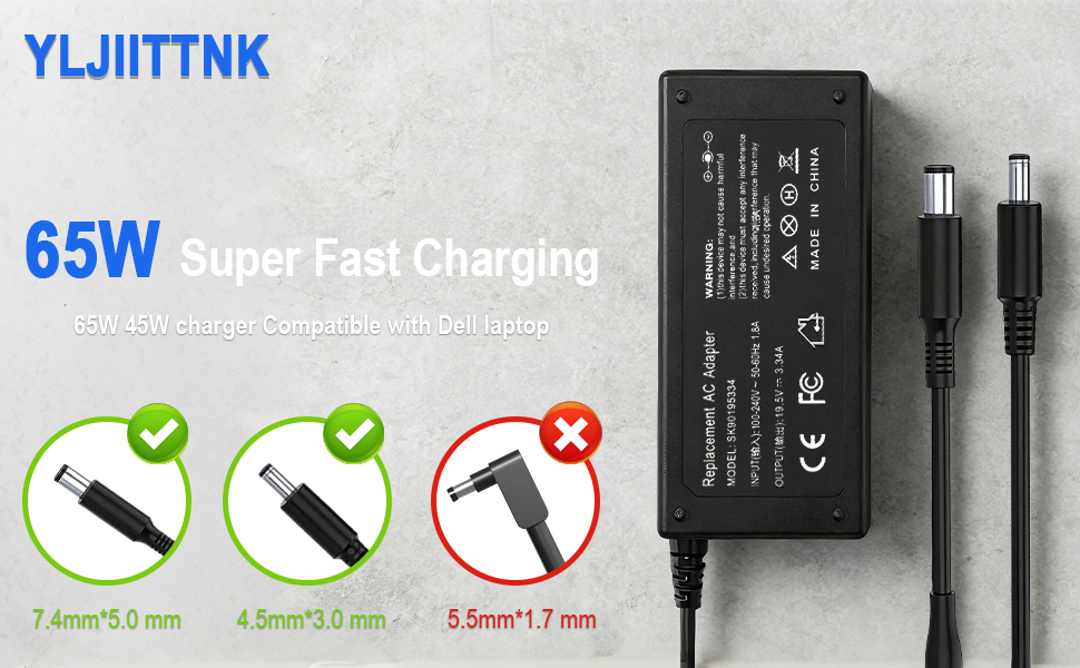 65W 45W Laptop Charger