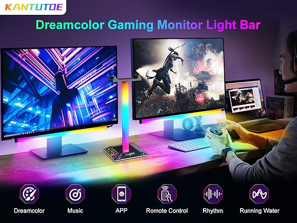 dreamcolor gaming monitor light bar