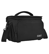 Cwatcun Camera Bag Crossbody Shoulder Messenger Camera Case, DSLR/SLR/Mirrorless Photography Trav...