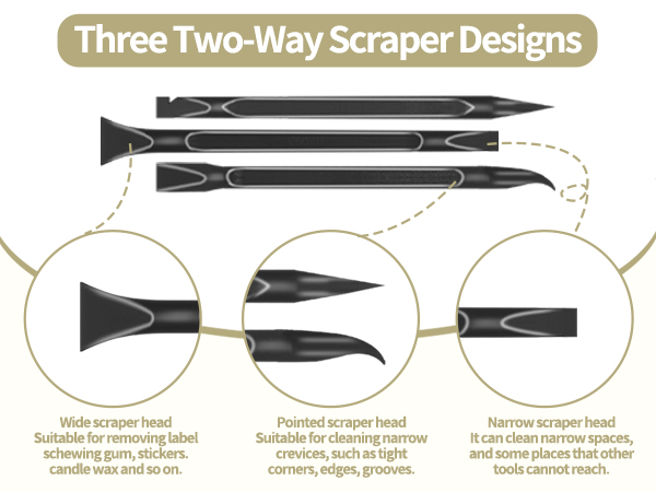 Carbon Fiber Plastic Scrapers Tool