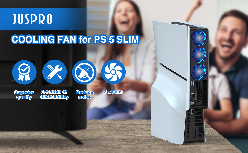 juspro cooling fan for ps 5 slim
