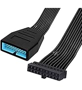 GINTOOYUN USB 3.0 Header Extension Cable,USB 3.0 19/20 Pin Male to Female Internal Extension Adap...