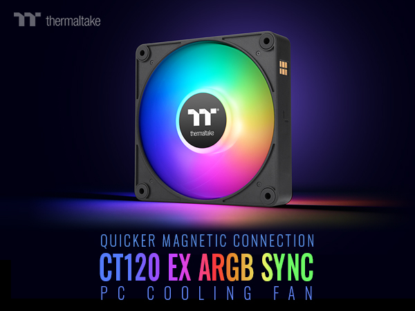 CT120 EX ARGB Sync PC Cooling Fan (3-Fan Pack)