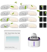 8 Pack Cat Fountain Filters,Pet Water Fountain Replacement Filters for AIAUON 118oz/3.5L Cat Wate...