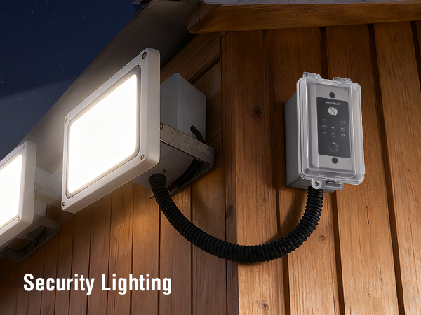 outdoor light timer dusk to dawn