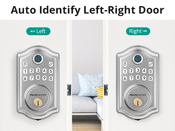 akagear smart door lock set