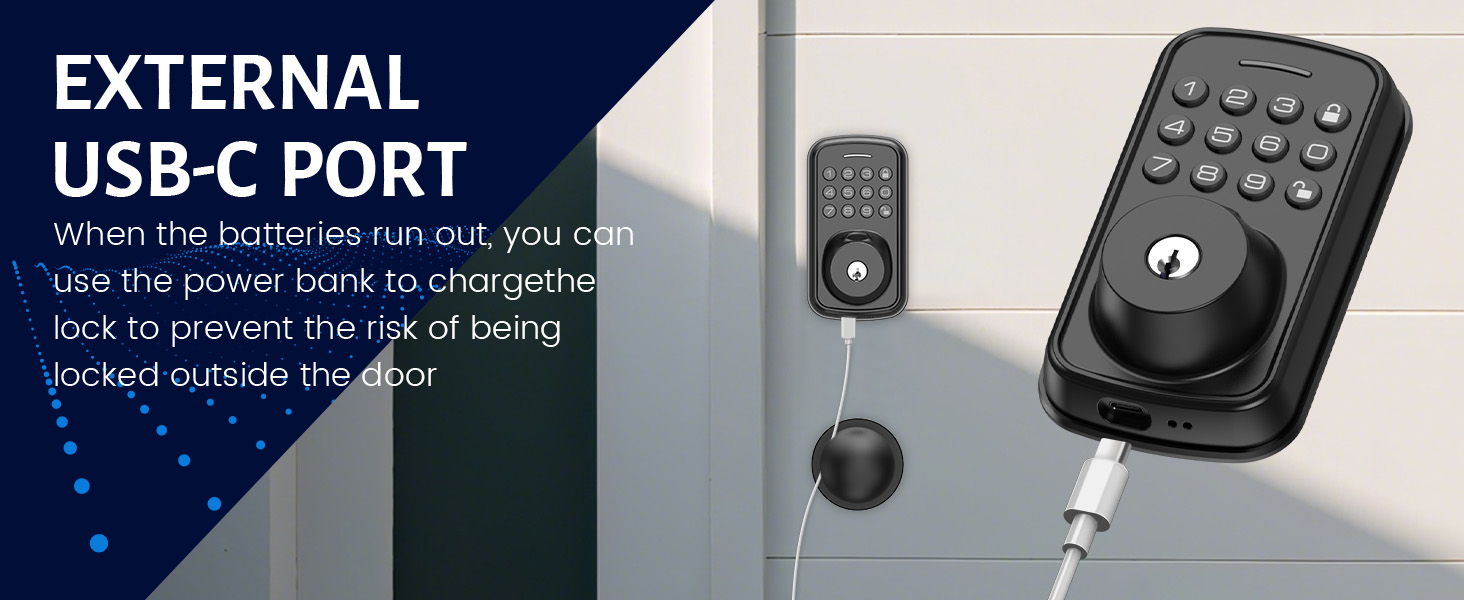 front door smart lock