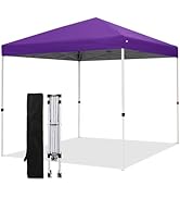 Northroad 8X8 FT Pop Up Canopy, Outdoor Instant Canopy Tent w/Carrying Bag, Portable Gazebo Shelt...