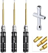 Hobbypark Mini RC Allen Wrench Set 0.9mm 1.27mm 1.5mm Hex Driver Screwdrivers &amp; Wheel Nut Wrench ...