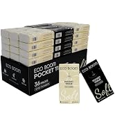 ECO BOOM Soft Pocket Tissues, Travel Size, 3-Ply, Hypoallergenic, 144 Packs, Eco-Friendly Facial ...