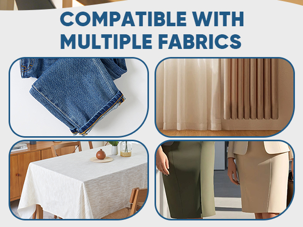 COMPATIBLE WITH MULTIPLE FABRICS