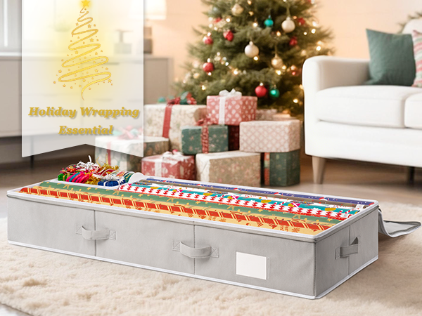 Gift Wrapping Paper Organizer Storage