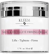 Neck Firming Cream with Peptides &amp; Retinol - Anti Aging Skin Tightening Cream to Reduce Wrinkles,...