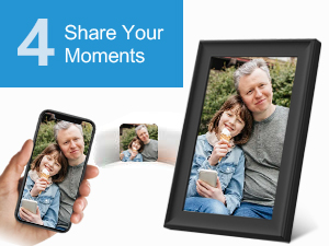 FRAMEO 10.1 Inch Smart WiFi Digital Photo Frame