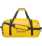 Buffalo Gear Waterproof Duffle Bag 40L 60L 80L Roll-top Dry Bag Heavy Duty Waterproof Duffel Trav...