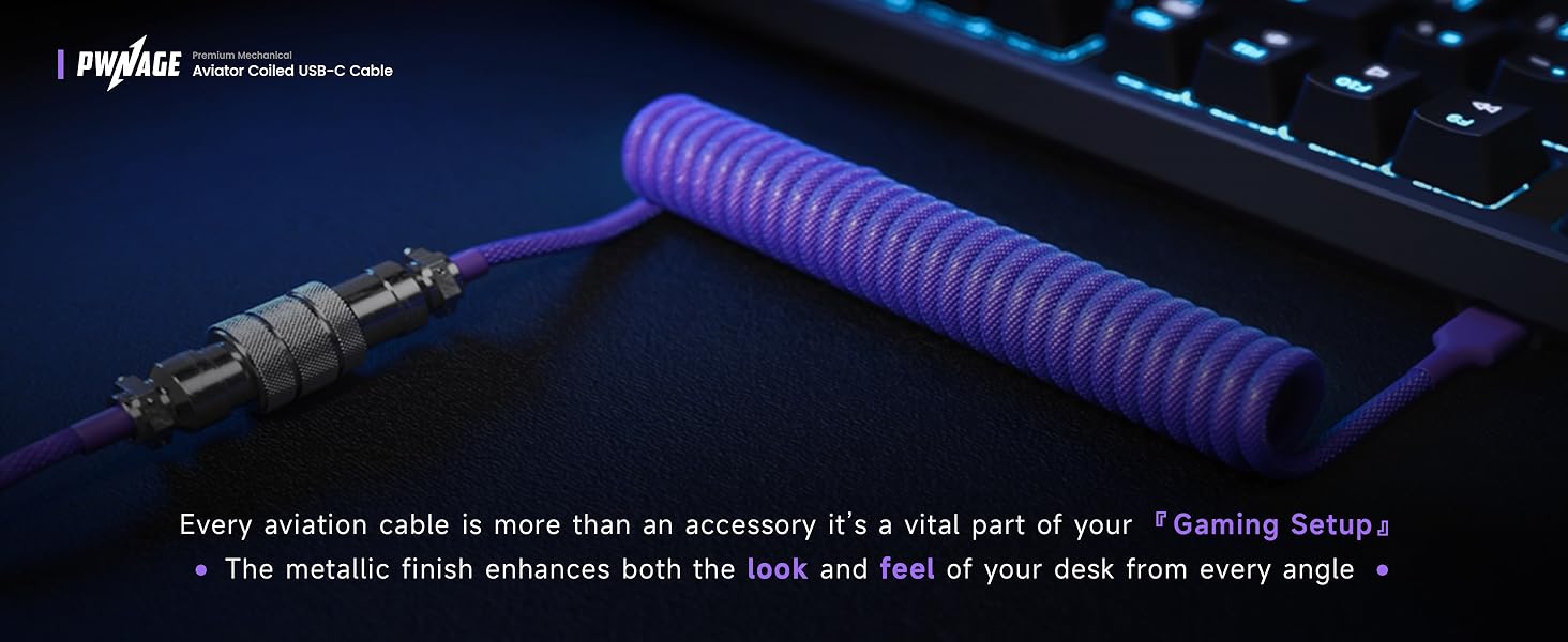 pwnage premium aviator coiled cables