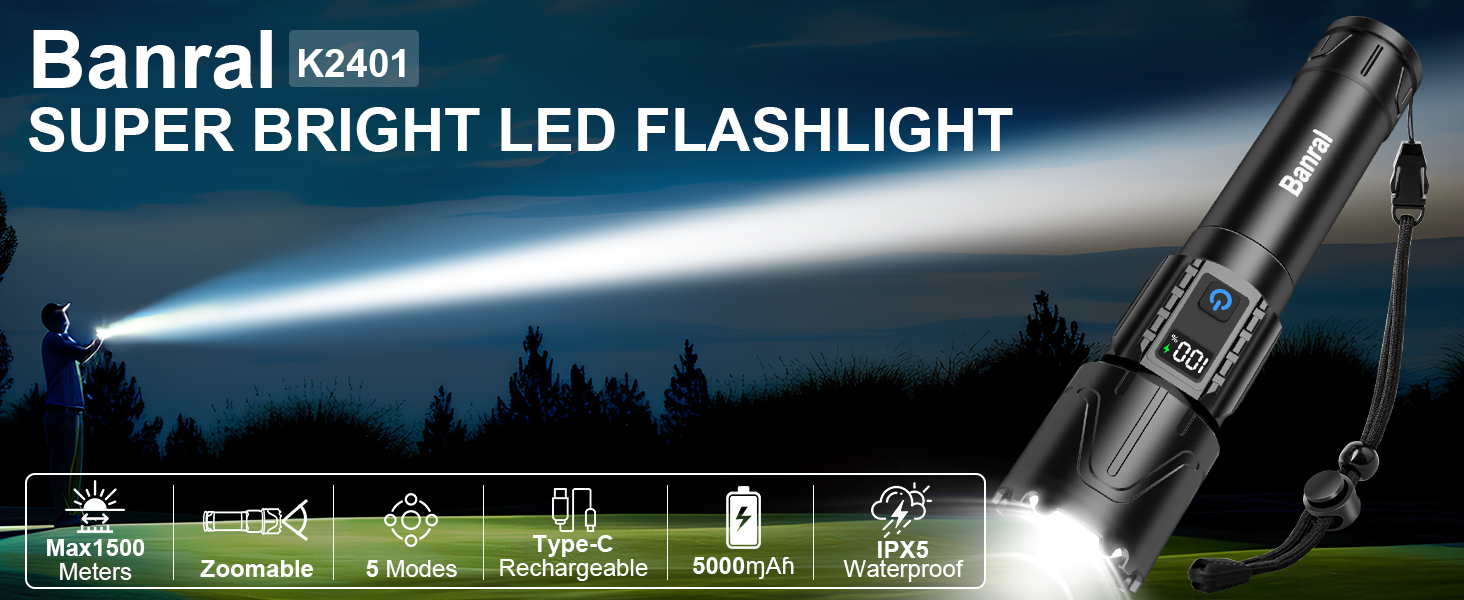 SUPER BRIGHT LED FLASHLIGHT
