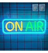 On Air Neon Signs, Attivolife Light up Acrylic LED Lamp with USB Powered, Gamer Room Home Wall De...