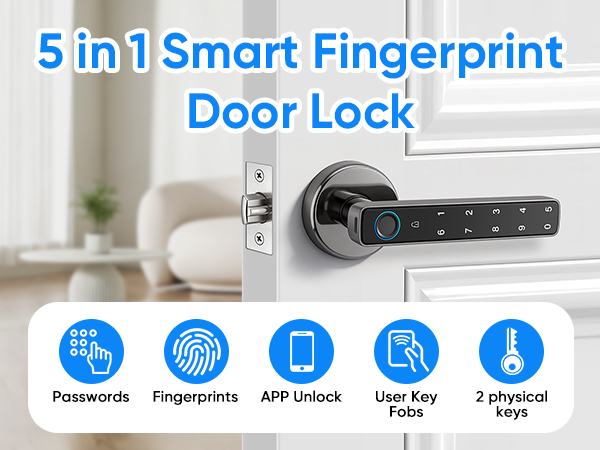 Smart Door Lock with Knob