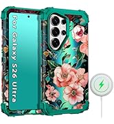 Hekodonk for Galaxy S26 Ultra Case Magnetic,[Compatible with MagSafe]Three Layer Heavy Duty Shock...