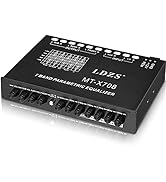 Facmogu 7-Band Car Audio Equalizer, Adjustable 7 Bands EQ Car Amplifier Graphic Equalizer with CD...