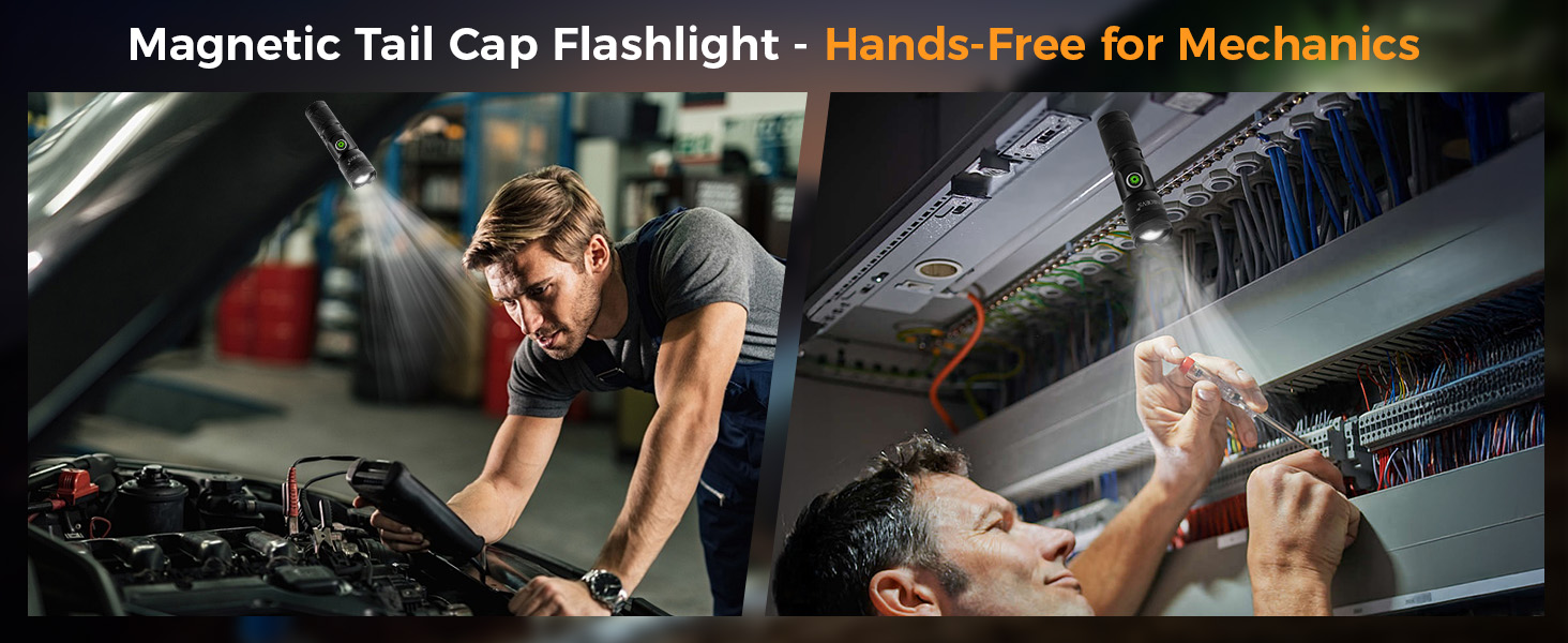 small rechargeable flashlight;magnetic flashlight;magnetic flashlight rechargeable