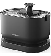 PETLIBRO Cat Water Fountain, Cordless Pet Water Fountain Battery Operated, 2.5L/84oz Dockstream W...