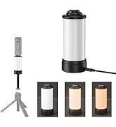 JJC 360° LED Light Attachment for Insta360 X5 X4 Air X4 X3 DJI Osmo 360 Action Camera with 1/4’’-...