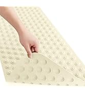 OTHWAY No Suction Cup Bath Mat: 39x16inch Extra Long Bathmat¦Perfect for Refinished or Ordinary B...