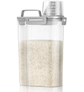 TBMax Rice Container 3 to 5 Lbs Kitchen Pantry Food Storage Container, Small Pet Dog Cat Food Con...