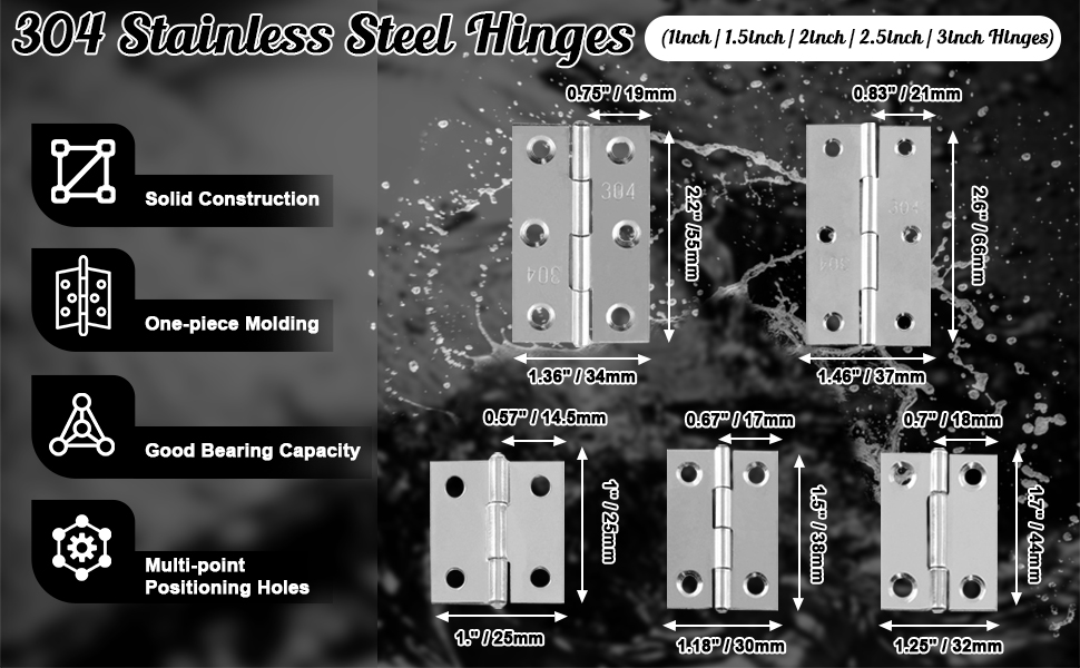stainless steel hinges