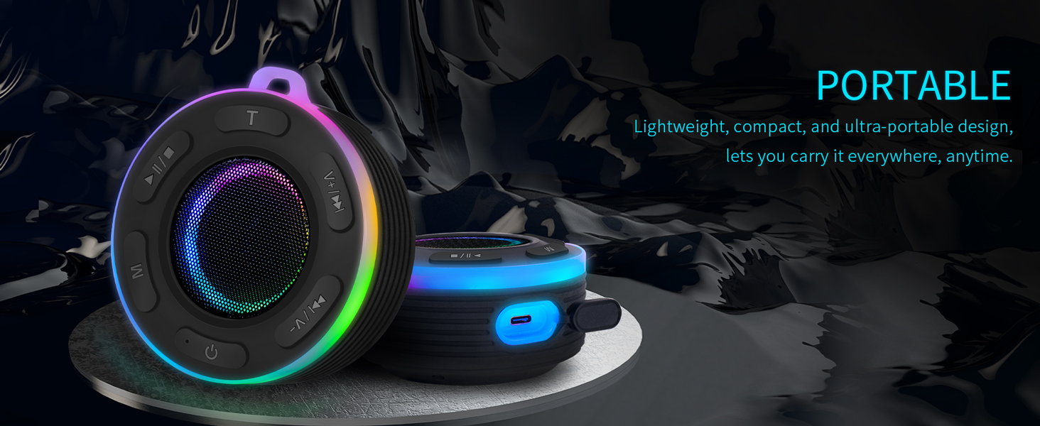 Bluetooth Portable Shower Speaker