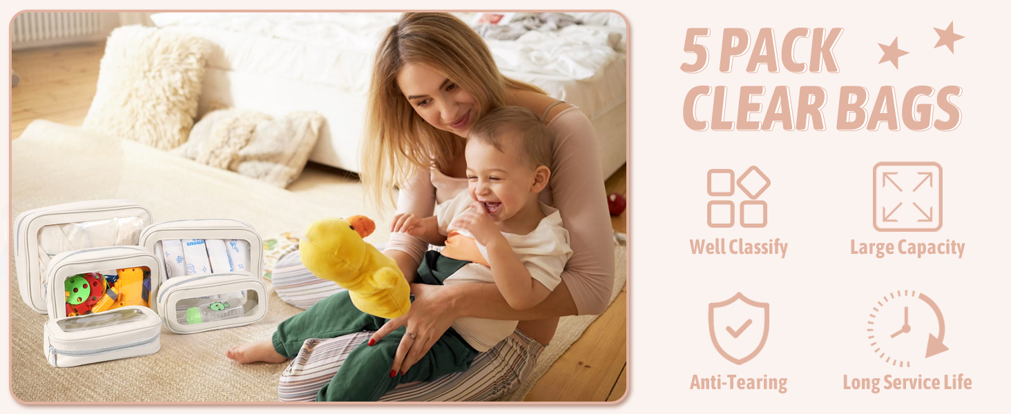 Diaper Bag Organizer Pouch Set