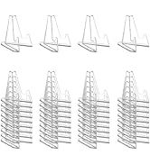 Yoanxong 40 Pack Card Display Stands, 2.16 Inches Acrylic Display Stands, Transparent Card Displa...