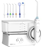Water Dental Flosser Teeth Pick, H2ofloss 6 Modes Upgrade Portable Cordless Oral Irrigator, Recha...