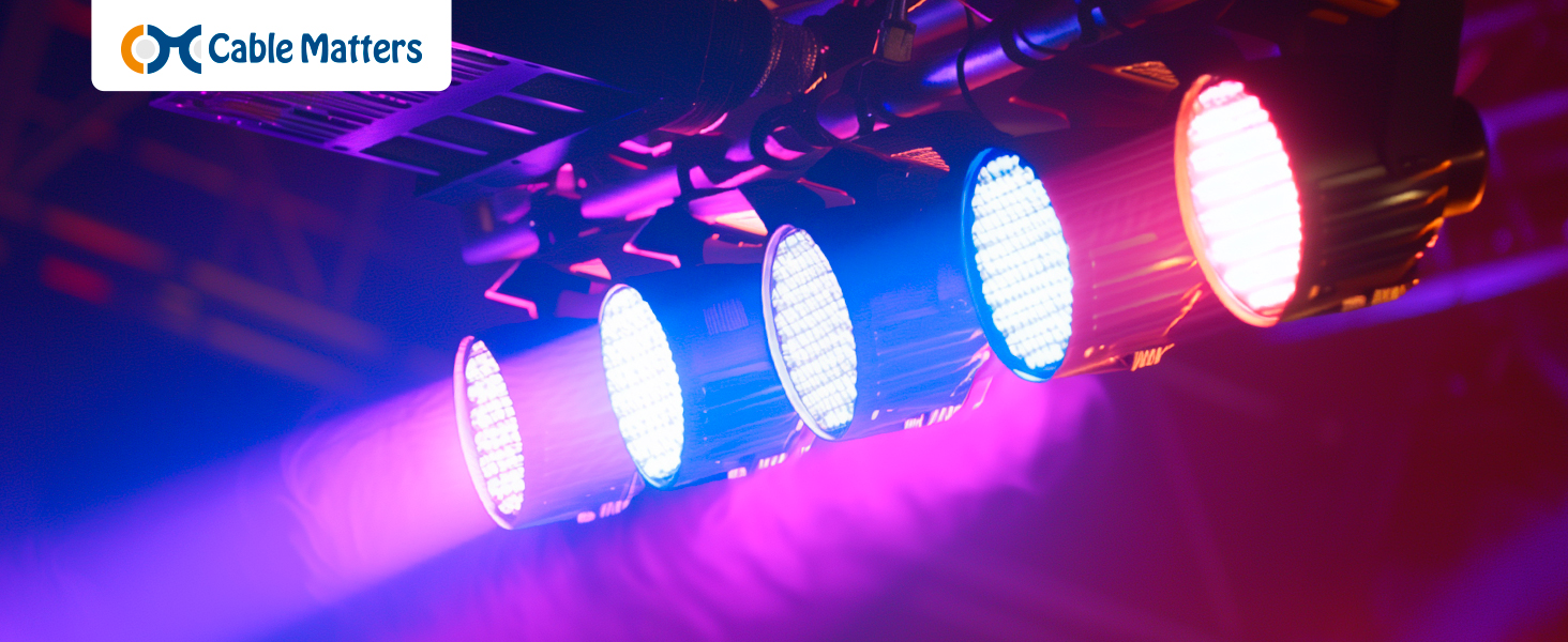 3 Pin Male XLR to 5 Pin Female XLR DMX Adapter