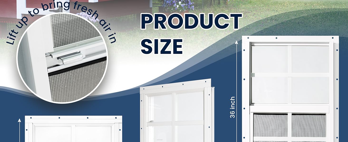 24x36 shed window