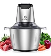 LINKChef Food Chopper Processor,Electric Meat Grinder 2L,Blend, Puree, Mix, and Mince, Stainless ...