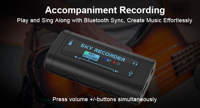 AccompanimentRecording Play and Sing Along with BluetoothSync,Create MusicEffortlessly