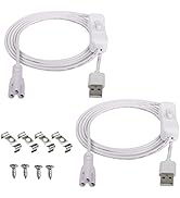 SinLoon USB to T5 T8 Power Switch Cable,T5 T8 LED Lamp Connecting Wire Ceiling Lights Daylight LE...