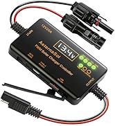 AeternaSol PWM Solar Charge Controller 12V 20A Solar Panel with LCD Display Charge Controller for...