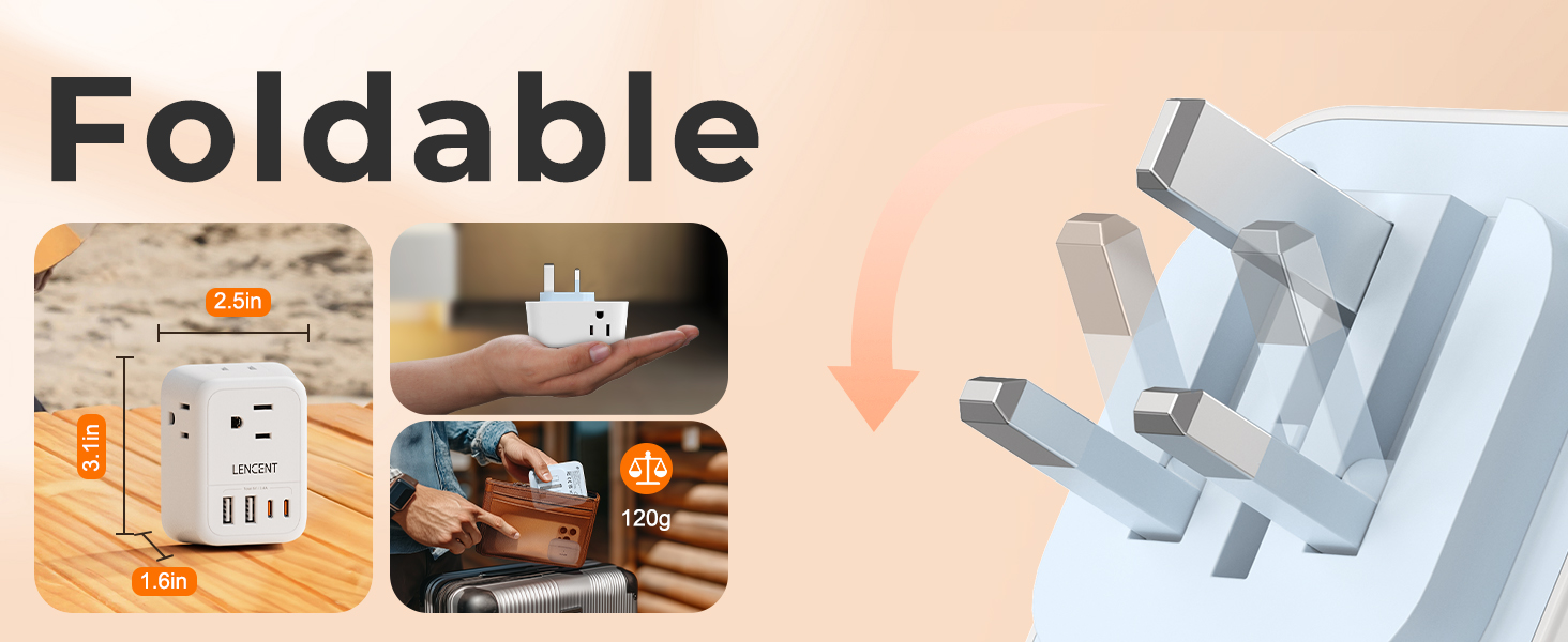 US to UK Plug Adapter