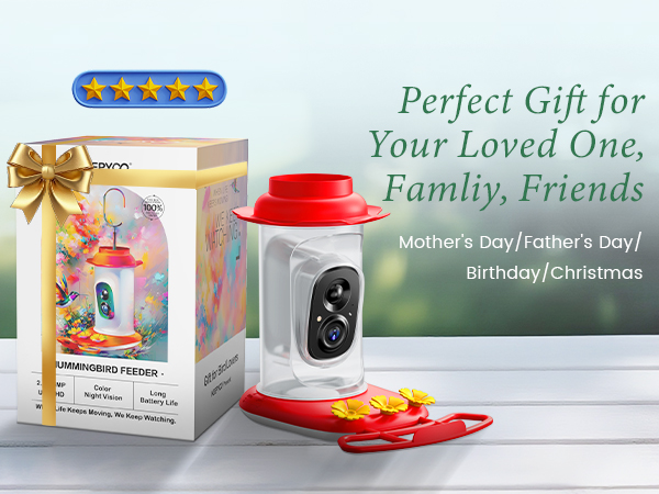 smart hummingbird feeder with camera