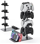 MANMUVIMO Controller Holder for 8 Xbox PS5 PS4 Switch Gaming Controller, Controller Stand for Des...