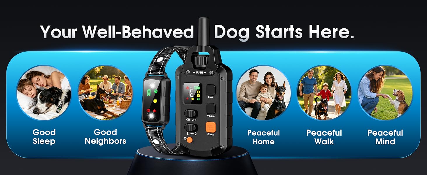 electric dog shock collar with remote