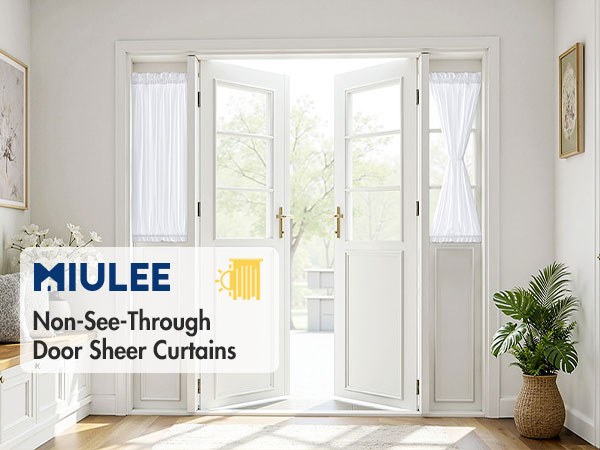 French door curtains