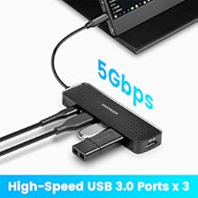 USB C to USB 3.0 hub